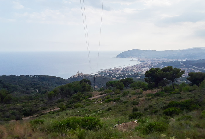 Vista del Golfo Dianese dal salto nel blu